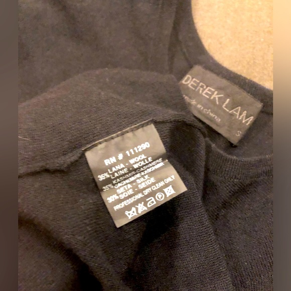 Derek Lam Black Cashmere blend sweater-Size Small - Picture 4 of 4